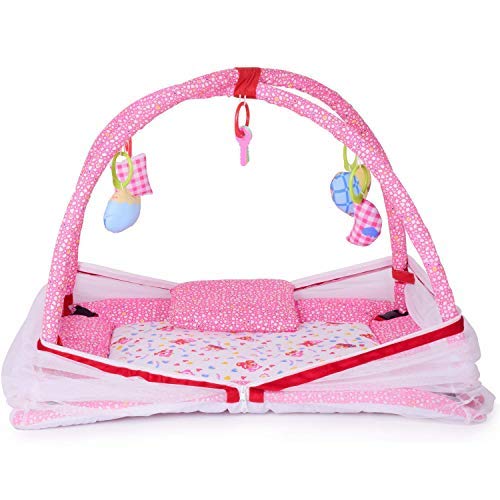 Baby Bedding Set/Mattress Set with Mosquito Net and Baby Play Gym