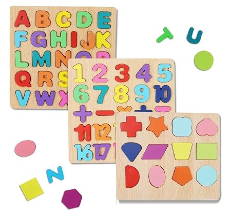 Chocozone Wooden Learning Educational Game Board for Kids