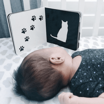 What colors can babies see at 2 month?