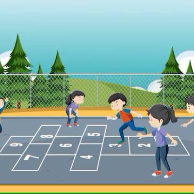 What is the hopscotch pattern?