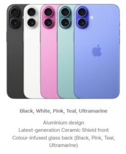 iPhone 16 Plus Specifications