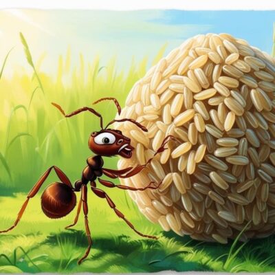 The Little Ant and the Grain of Rice